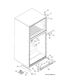 07 - Cabinet parts for Ge Refrigerator ETS22XBMBRBB from AppliancePartsPros.com