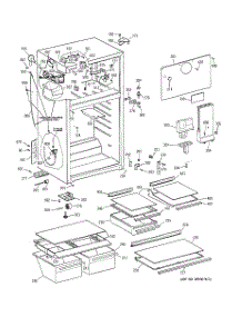 02 - Cabinet parts for Ge Refrigerator GTS18HCMDRCC from AppliancePartsPros.com