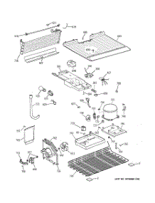 03 - Unit Parts parts for Ge Refrigerator GTS18FBMDRCC from AppliancePartsPros.com