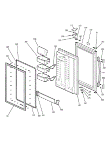 Fresh Food Door parts for Ge Refrigerator GBS18KBMCC from AppliancePartsPros.com