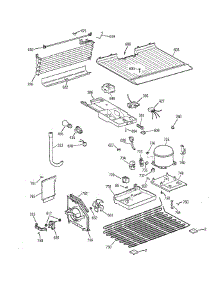 Unit parts for Ge Refrigerator GTT18FBMDRWW from AppliancePartsPros.com