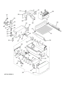 07 - Ice Maker & Dispenser parts for Ge Refrigerator PSS27NGNACC from AppliancePartsPros.com