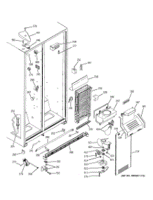 05 - Freezer Section parts for Ge Refrigerator GSA22KBMCFBB from AppliancePartsPros.com