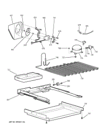 05 - Unit Parts parts for Ge Refrigerator PTC22SBMARBS from AppliancePartsPros.com