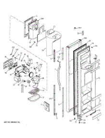 04 - Freezer Door parts for Ge Refrigerator PSA22MIMCFBB from AppliancePartsPros.com