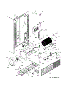 02 - Sealed System & Mother Board parts for Ge Refrigerator GSG25IEMCFWW from AppliancePartsPros.com