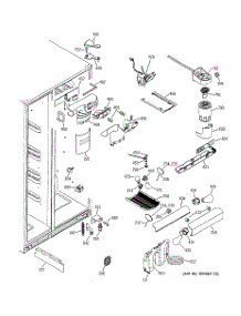 07 - Fresh Food Section parts for Ge Refrigerator GSS25RGMEBB from AppliancePartsPros.com