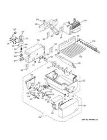 06 - Ice Maker & Dispenser parts for Ge Refrigerator GSS25LGMEWW from AppliancePartsPros.com