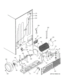 09 - Sealed System & Mother Board parts for Ge Refrigerator GSK25LCMACCC from AppliancePartsPros.com