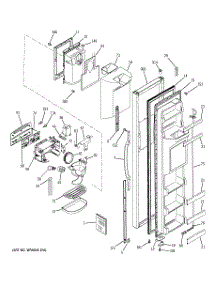 04 - Freezer Door parts for Ge Refrigerator GST22KGMCWW from AppliancePartsPros.com
