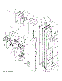 04 - Freezer Door parts for Ge Refrigerator GST22JEMCWW from AppliancePartsPros.com