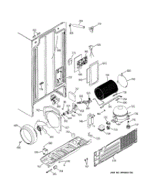 02 - Sealed System & Mother Board parts for Ge Refrigerator ESS22XGMCWW from AppliancePartsPros.com
