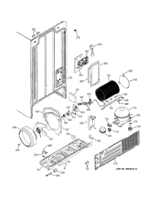 09 - Sealed System & Mother Board parts for Ge Refrigerator GST20IBMCCC from AppliancePartsPros.com