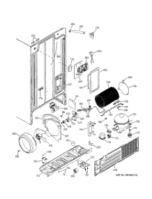 02 - Sealed System & Mother Board parts for Ge Refrigerator GSS25SGMCBS from AppliancePartsPros.com