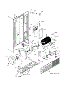 02 - Sealed System & Mother Board parts for Ge Refrigerator GSS22KGMCAA from AppliancePartsPros.com