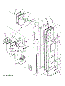 04 - Freezer Door parts for Ge Refrigerator GSS22KGMCAA from AppliancePartsPros.com