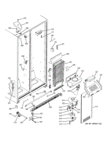06 - Freezer Section parts for Ge Refrigerator GSS25KGMCCC from AppliancePartsPros.com