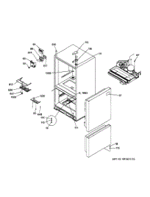 06 - Evaporator & Freezer Control Assmeblies parts for Ge Refrigerator PDS21SBMABS from AppliancePartsPros.com