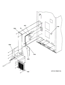 09 - Cabinet Back parts for Ge Refrigerator PDS21SBMABS from AppliancePartsPros.com