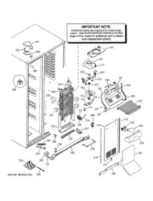 04 - Freezer Section parts for Ge Refrigerator PSG29SHMACBS from AppliancePartsPros.com
