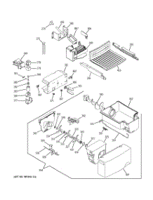 10 - Ice Maker & Dispenser parts for Ge Refrigerator GSS25JFMCCC from AppliancePartsPros.com