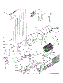 08 - Sealed System & Mother Board parts for Ge Refrigerator GTS22ZCMARWW from AppliancePartsPros.com