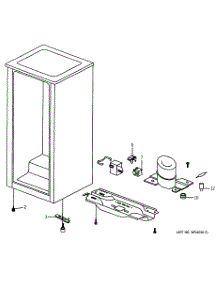03 - Unit Parts parts for Ge Refrigerator SMR04DAMWW from AppliancePartsPros.com
