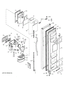 04 - Freezer Door parts for Ge Refrigerator GSH25KGMAAA from AppliancePartsPros.com