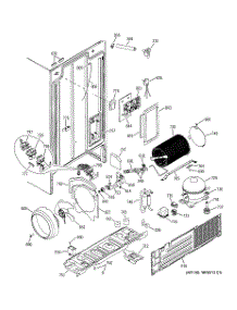 02 - Sealed System & Mother Board parts for Ge Refrigerator GSH25KGMAWW from AppliancePartsPros.com