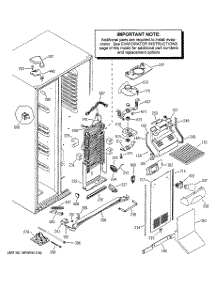 03 - Freezer Section parts for Ge Refrigerator PSC21MGMBWW from AppliancePartsPros.com