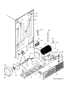 09 - Unit Parts parts for Ge Refrigerator PSC21MGMBCC from AppliancePartsPros.com