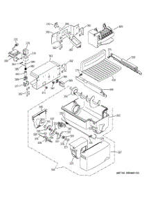 05 - Icemaker & Dispenser parts for Ge Refrigerator GSS25TGMBBB from AppliancePartsPros.com