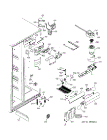 07 - Freezer Section parts for Ge Refrigerator GSS25TGMBBB from AppliancePartsPros.com