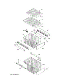 07 - Freezer Shelves parts for Ge Refrigerator PSS27NHMBBB from AppliancePartsPros.com