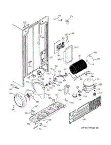 02 - Sealed System & Mother Board parts for Ge Refrigerator PSG22MIMBFWW from AppliancePartsPros.com
