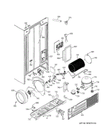 02 - Sealed System & Mother Board parts for Ge Refrigerator GSG25IEMBFWW from AppliancePartsPros.com