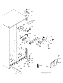 09 - Fresh Food Section parts for Ge Refrigerator GSG25IEMBFWW from AppliancePartsPros.com