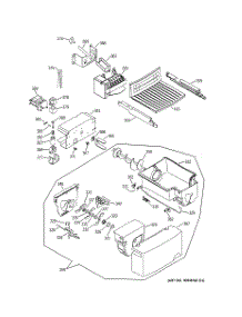 08 - Ice Maker & Dispenser parts for Ge Refrigerator GSG20IEMBFBB from AppliancePartsPros.com