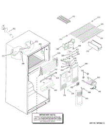 02 - Freezer Section parts for Ge Refrigerator GTS18DBMARWW from AppliancePartsPros.com