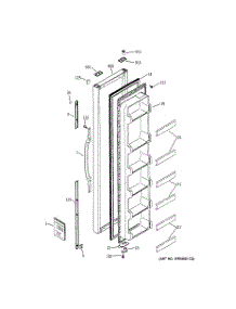 03 - Freezer Door parts for Ge Refrigerator GSG20IBMBFBB from AppliancePartsPros.com