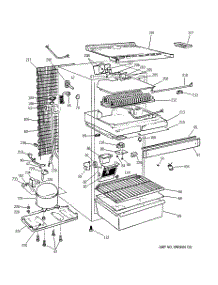 02 - Cabinet parts for Ge Refrigerator GTS12BBMALCC from AppliancePartsPros.com