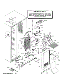 04 - Freezer Section parts for Ge Refrigerator PSS27NHMACC from AppliancePartsPros.com