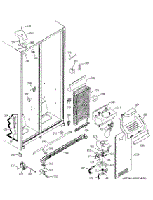 03 - Freezer Section parts for Ge Refrigerator GSS22JEMBWW from AppliancePartsPros.com