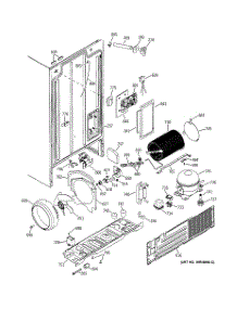 02 - Sealed System & Mother Board parts for Ge Refrigerator GSS22WGMBWW from AppliancePartsPros.com