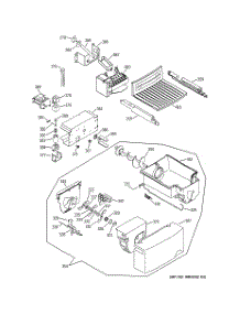 04 - Icemaker & Dispenser parts for Ge Refrigerator GSS22JEMBCC from AppliancePartsPros.com