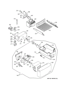 08 - Ice Maker & Dispenser parts for Ge Refrigerator GSS22KGMBBB from AppliancePartsPros.com