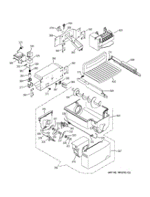 05 - Icemaker & Dispenser parts for Ge Refrigerator PSS27SHMABS from AppliancePartsPros.com