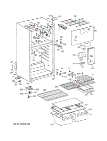 02 - Cabinet parts for Ge Refrigerator GTT15FBMBRCC from AppliancePartsPros.com