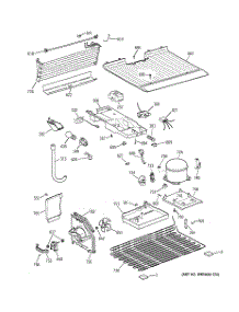 03 - Unit Parts parts for Ge Refrigerator GTG15HBMCRWW from AppliancePartsPros.com