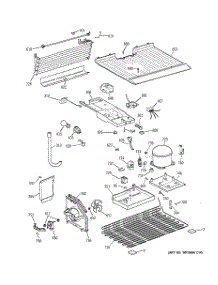 03 - Unit Parts parts for Ge Refrigerator GTT16HBMBRWW from AppliancePartsPros.com